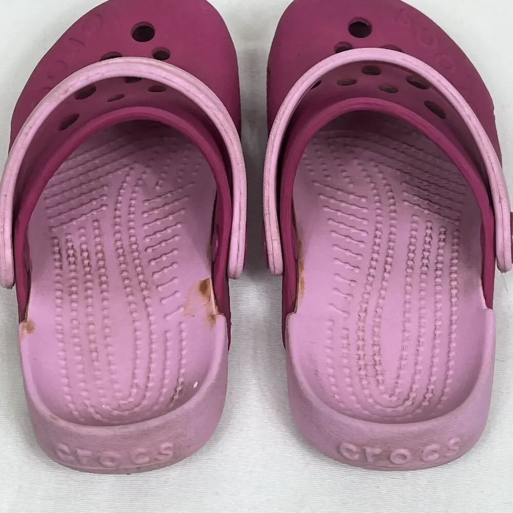 Crocs Girls  Electro Clogs Water Shoe Pink Size C8